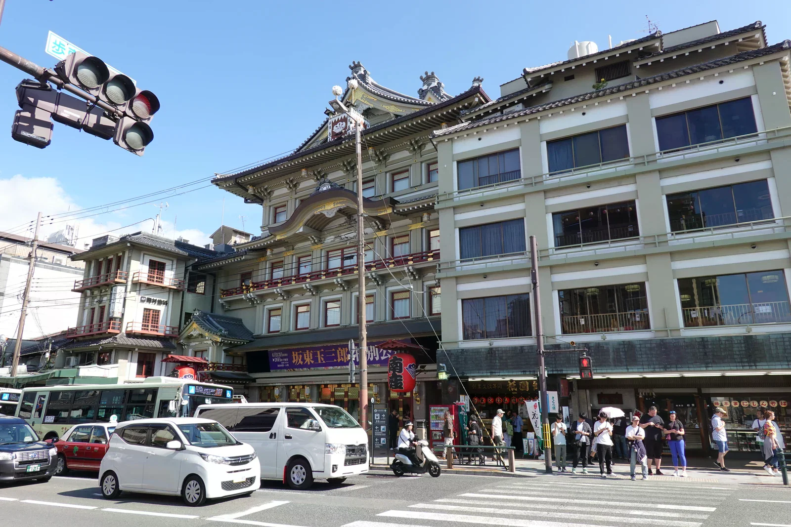 祇園四条通與南座外觀