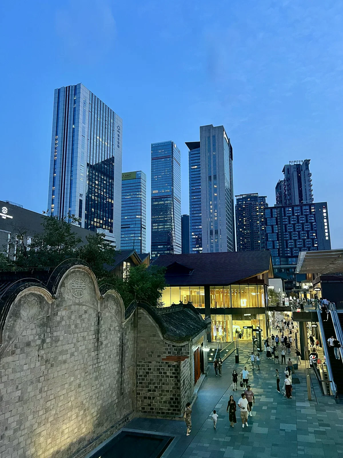 成都太古里與市區建築