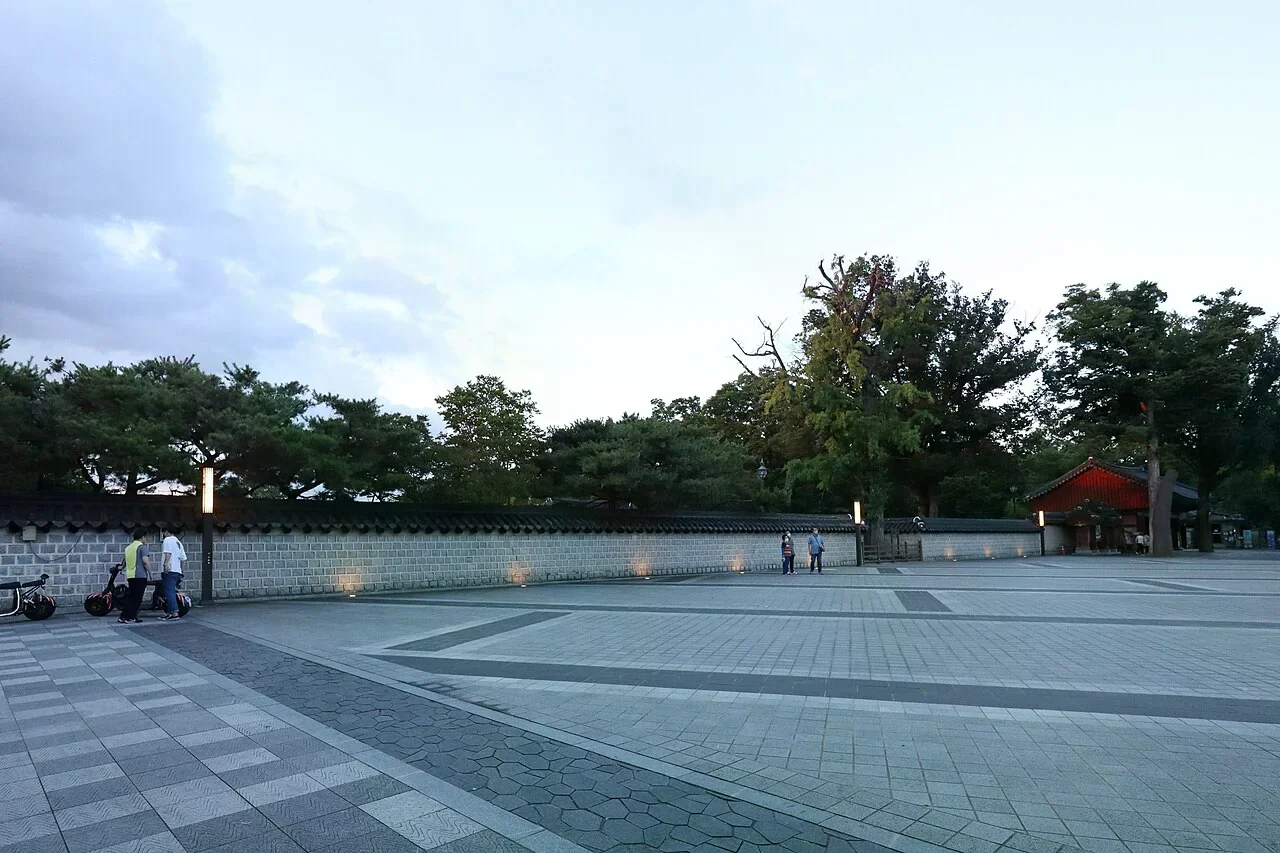 全州韓屋村周邊石牆與街道