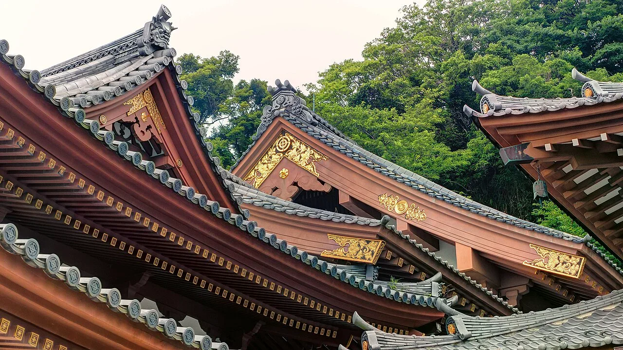 鎌倉長谷寺本堂屋簷與木構細節